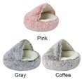 thumbnail image 2 of Cozy Pet Beds For Dogs And Cats, Hooded Burrowing Cave Tent Bed For Pets,100% New, 2 of 5