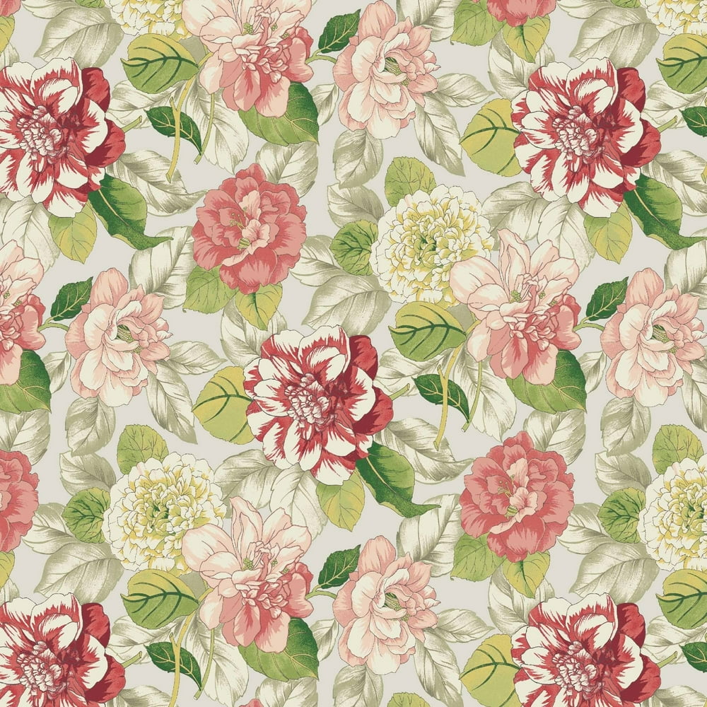 Waverly Inspirations 100 Cotton Duck 45" Width Garden Coral Color