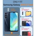 thumbnail image 2 of Funda de teléfono FNTCASE para Samsung Galaxy A16-5G a prueba de golpes, negra, 2 of 8