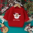 thumbnail image 2 of Gaexia Girls Sweaters,Fuzzy Sweaters,Toddle Kids Baby Girl Boy Christmas Outfit Deer Sweater Sweatshirt Warm Winter Pullover Tops Clothes, 2 of 9