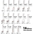 thumbnail image 2 of Juego de utensilios de cocina Standcn de 16 piezas de acero inoxidable, 2 of 8