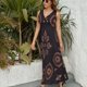 thumbnail image 3 of Paisley Print Vestido Sin Mangas , Vestidos De Lujo Para Ocasiones Oficiales, 3 of 5
