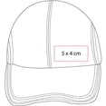 thumbnail image 4 of Paquete 100 piezas Gorra poliéster con broche metálico ajustable blanco Unitalla, 4 of 5