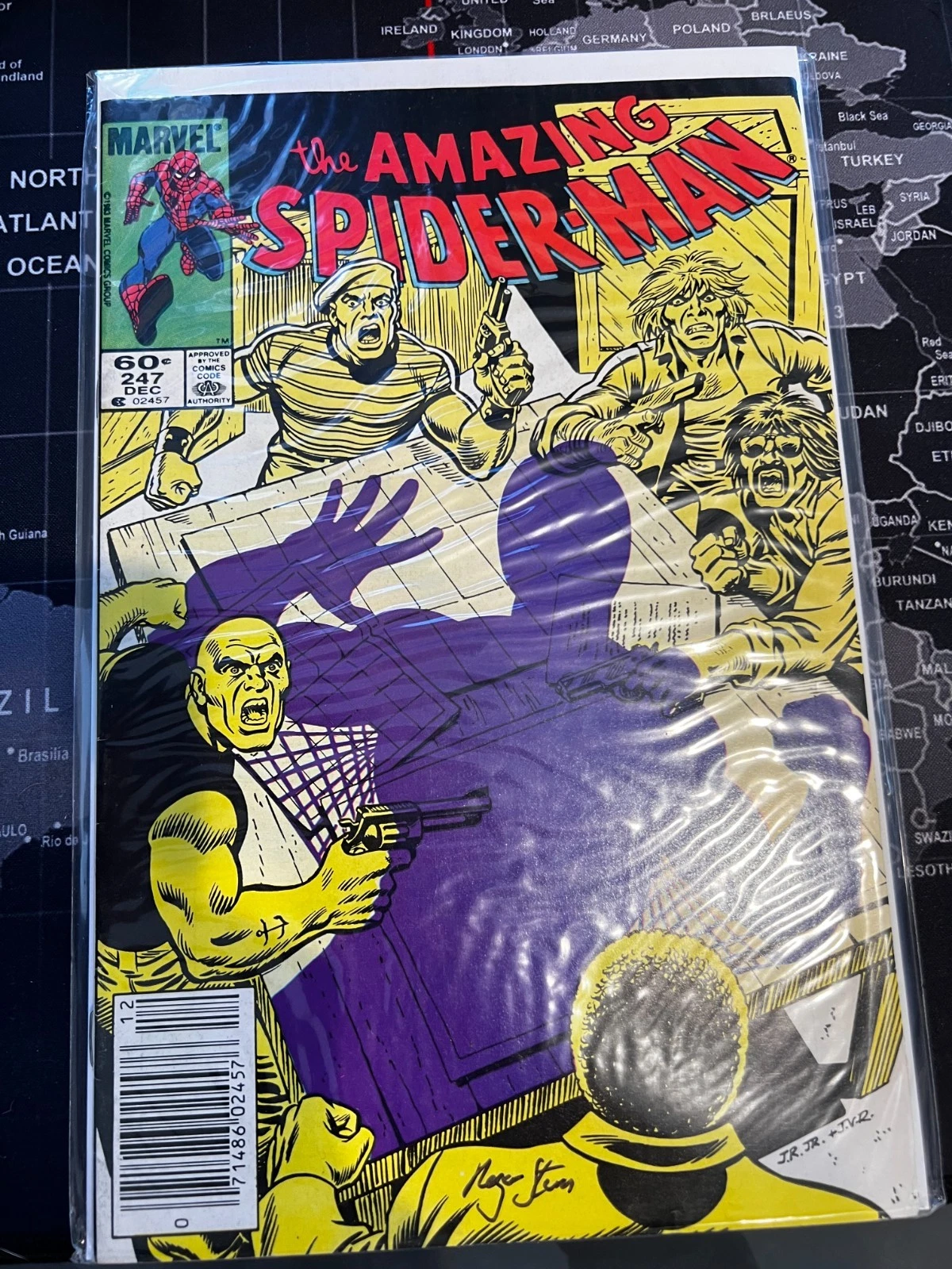 Amazing Spider-Man #247 Signed Roger Stern