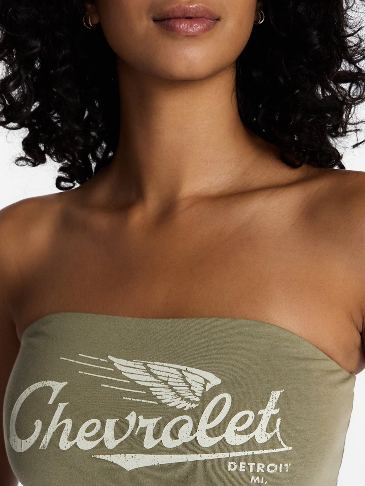 Chevrolet Women's Reversible Graphic Tube Top, Sizes XXS-XXL