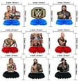 thumbnail image 4 of Wrestling Party Decorations Centerpieces Cake Toppers Supplies for Birthday Photo Props Honeycomb Table Toppers, 4 of 7