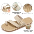 thumbnail image 4 of Ecetana Slide Sandals for Women Flip Flops Comfort Non-Slip Summer Casual Shoes Dressy Beach Sandals, 4 of 7