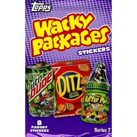 Wacky Packs - Wacky Packages Series 7 Trading Card Sticker Pack