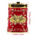 thumbnail image 4 of Miangastore Toothpick Holder Red Plastic 1Pcs 3.7x2.4in, 4 of 8