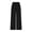 Black#linen pants women, variant on aohooy Women Linen Pants Wide Leg Palazzo Summer Flowy Pants Beach Vacation Elastic Waist Travel Trousers with Pockets Army Green,S
