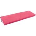 thumbnail image 3 of 60-inch by 19-inch Solid Microsuede Bench Cushion 960X19-MS-TL, 3 of 5