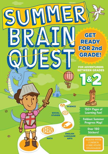 Summer Brain Quest: Between Grades 1 &amp; 2 - Paperback - Walmart.com