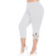 thumbnail image 1 of Gibobby Leggings Afelpados Pantalones casuales Mujeres Leggings Hueco Elástico Más Tamaño Cintura Pantalones sólidos（Blanco， XXL), 1 of 5