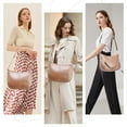 thumbnail image 5 of HuaAngel Shoulder Bag Fashion Retro Large Capacity Tote Bag for Women with Two Shoulder Strap, 5 of 6