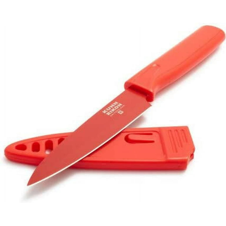  Kuhn Rikon Colori Santoku Knife with Safety Sheath, 5
