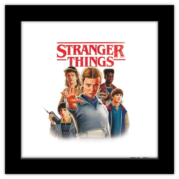 Gallery Pops Netflix Stranger Things: Season 5 (2025) - The Party Group Wall Art, Black Frame