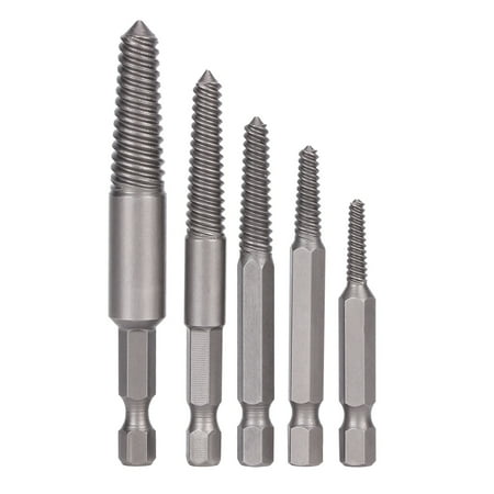 

Screw Remover Set Wear Resistance Durable Screw Removal Tool Fine Teeth Hex Shank High-Speed Steel For 8.8-12.9 Grade Broken Screw