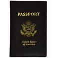 thumbnail image 4 of menswallet Genuine Leather USA Gold Logo Passport Cover Holder for Travel 151 CF USA (C) Red, 4 of 45