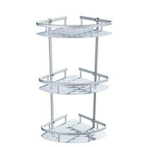 TAILTOSS Wall Corner Shelf Aluminum Bathroom Triangle Shelf Organizing Small Hanging Shelf .0x21.0x22.0in 1Pcs