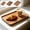 S, variant on LWVITH Solid Wood Rectangular Tray for Serving Tea Set, Natural Acacia Decorative Platter with Raised Edge, Rustic Modern Home Decor for Living Room Kitchen Counter Buffet, Brown 14.2x9.8x0.8in