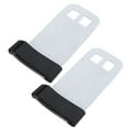 thumbnail image 2 of XYCCA 2Pcs Leather Handgrip AntiSkid Hand Protection Gloves for Weight Lifting Workout Fitness(Gray L )-082302, 2 of 5