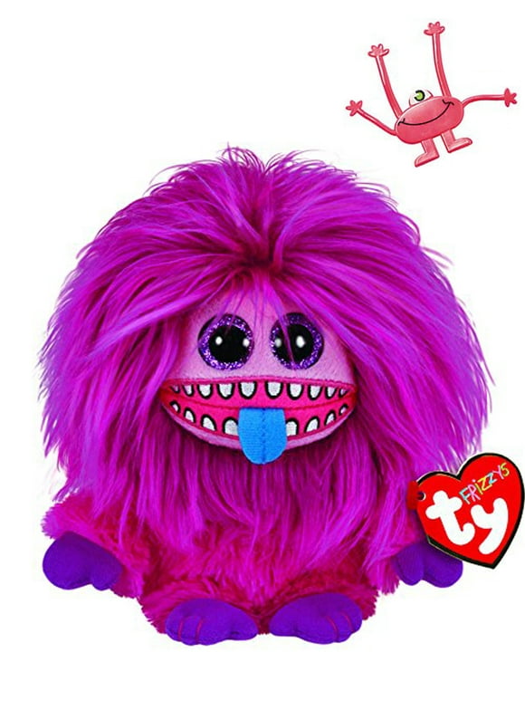 Frizzys ZeeZee Plush Toy & Bendable Monster Character Bundle Set