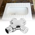 thumbnail image 2 of G1in Urinal Flush Valve Hand Pressing Type Bathroom Flushing Valve for Hotel Public Toilet Use, 2 of 11