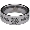 thumbnail image 2 of 9-Tailed Fox Tungsten Carbide Ring, 2 of 9