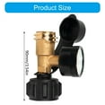 thumbnail image 5 of Brass Leak Detector Cylinder Level Indicator Gauge Propane Tanks Gauge, 5 of 12