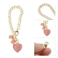 thumbnail image 4 of Unique Bargains 1 Pc Heart Bow Letter B Water Cup Pendant for Travelling Pink Alloy, 4 of 5