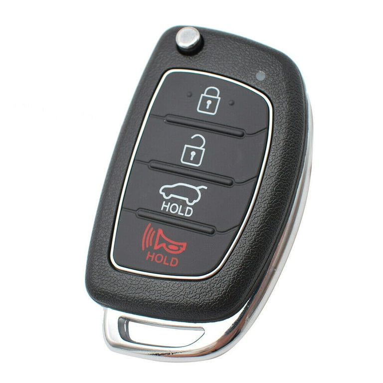 XUKEY 4 Buttons Key Fob Case Cover Keyless For Hyundai Santa Fe