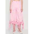 thumbnail image 3 of Women's Tie Hem Parachute Baggy Pants, 3 of 6