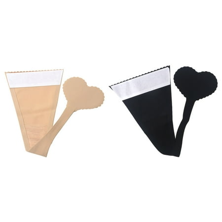 Sexy Underwear 2Pcs Nude Thongs Invisible Thongs Sticker Thong Panties Women Underwear