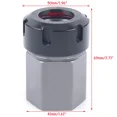 thumbnail image 2 of Aniceparthy 2 Piece ER-32 Hole Block Spring Hexagonal Square Fixture for CNC Milling Machine, 2 of 7