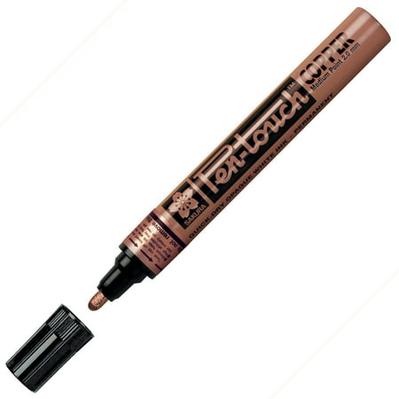 PenTouch Low Odor Xylene-Free Permanent Metallic Paint Marker, 2 mm Medium Tip, 142 mm, Copper..., By Sakura Ship from