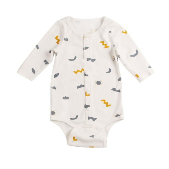 TAGOLD Toddler Girls Boys Summer Blouses Tops,Baby Spring Baby Boy And Girl Long Sleeve Jumpsuit Cotton Baby