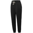 thumbnail image 2 of A2Y Women's Soft Fleece Drawstring Elastic Waist Stretch Pockets Joggers Sweatpants Black 1XL, 2 of 3