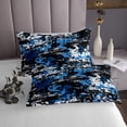 thumbnail image 3 of Erosebridal Tank Print Coverlet Set Queen, Military Bedding Set, Navy Blue 3 Pieces, 3 of 5