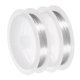 thumbnail image 1 of Uxcell 2Pcs Alambre de Cobre de 26 Gauge para Hacer Joyería, Alambre Resistente a la Ternura para Suministros de Manualidades de Joyería Plata 33FT, 1 of 6