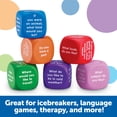 thumbnail image 5 of Learning Resources Conversation Cubes, Social Dice, Ages 6+, 5 of 7