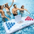 thumbnail image 2 of Mesa inflable de billar NAYUNA Pong flotante con enfriador, 2 of 5