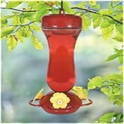 Woodstream Hummingbird W - Perky-pet Glass Top Fill Hummingbird Feeder- Red 16 Ounce - 131TF