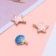thumbnail image 2 of 20 colgantes de aleación de colores para hacer joyas, accesorios para collares y pulseras (vieira, estrella de mar)., 2 of 6