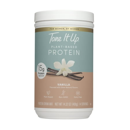 Tone It Up Plant Based Protein Powder, Vanilla, 14 Servings