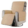 thumbnail image 1 of CHOK 2024 Housse Réversible pour Fauteuil Inclinable, Housse Imperméable avec Poches Latérales, Protège-Fauteuil Inclinable Lavable avec Sangles Élastiques pour Enfants, Enfants, Chien, Housse de Sofa Beige 33*28*9 Beige, 1 of 9
