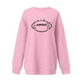 Game Day Sweatshirt for Women Funny Football Graphic Pullover Tops Long