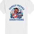 thumbnail image 3 of Lilo & Stitch - Family Means Everything - Men's Short Sleeve Graphic T-Shirt, 3 of 5