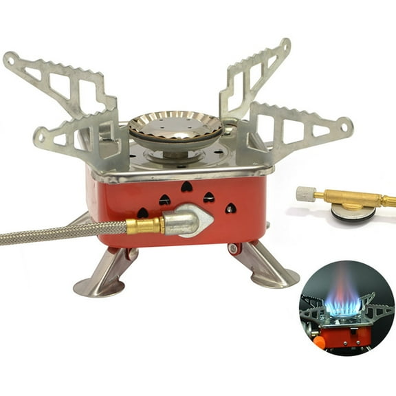 GOOHOCHY Portable Folding Furnace Mini Burner Easy Setup Stove