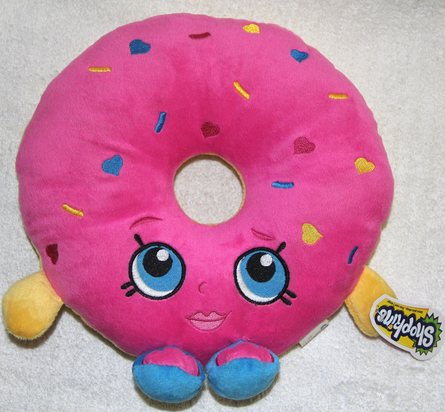 Teenager forholdsord Calibre Plush - Shopkins - D'lish Donut 10.5" Soft Doll Toys New 149976 -  Walmart.com
