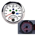 thumbnail image 2 of NFTIGB 85mm (3.38 inches) 0-200MPH GPS Speedometer and 0-8000 RPM Digital Tachometer Gauge with Adjustable Overspeed Alarm Red Backlight for Car Boat Marine Yacht RV Truck Universal Fitment White, 2 of 9